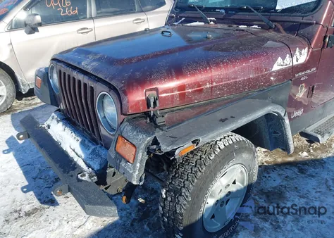 2001 Jeep Wrangler Sahara from USA, damaged, VIN 1J4FA59S51P369528